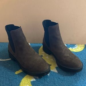 asos brown suede chelsea boots